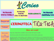 Tablet Screenshot of cerino.ro